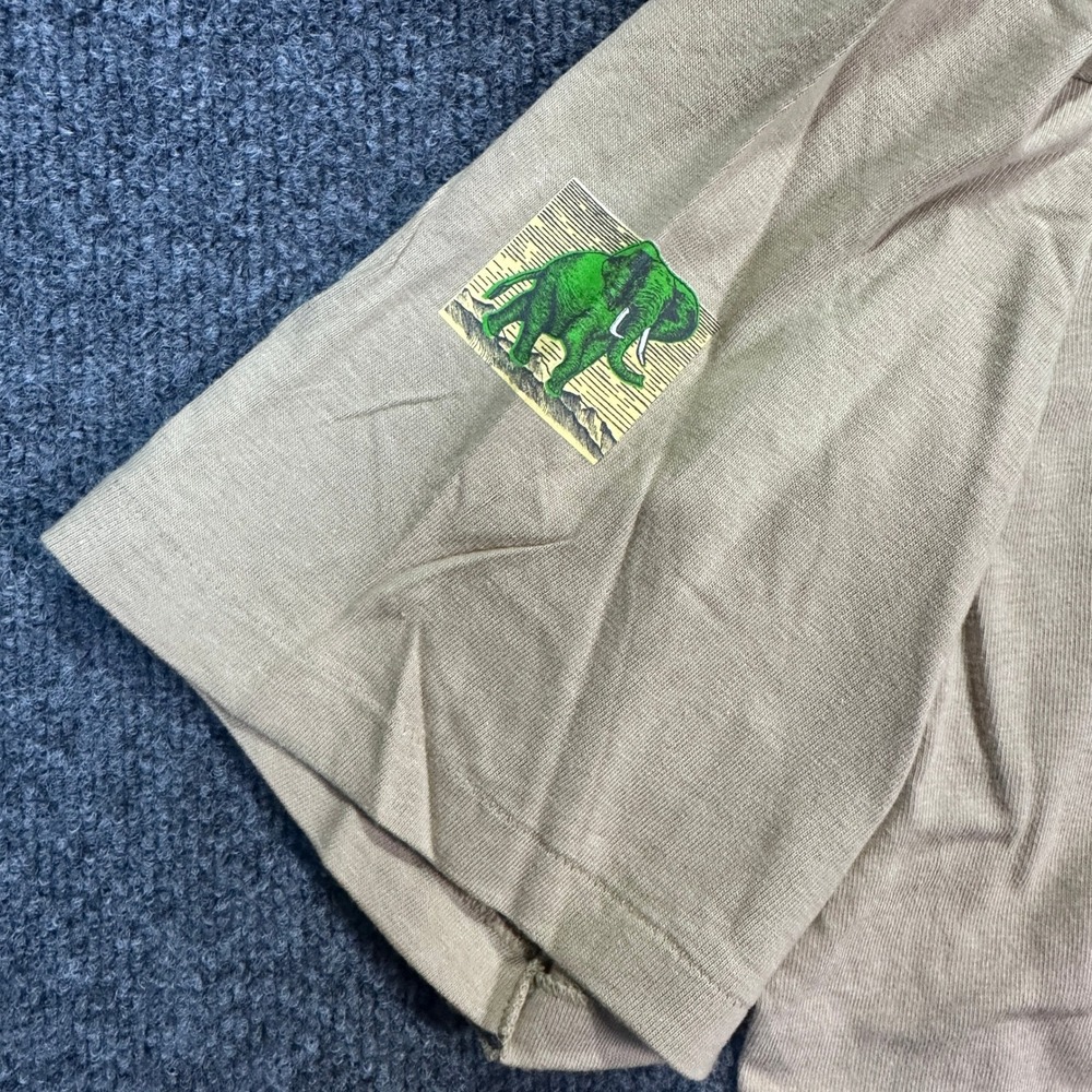 VTG 1996 Moonlight Tobacco Jumbos Elephant T-Shirt Hanes Beefy Men's Size XL Tan - Picture 8 of 11